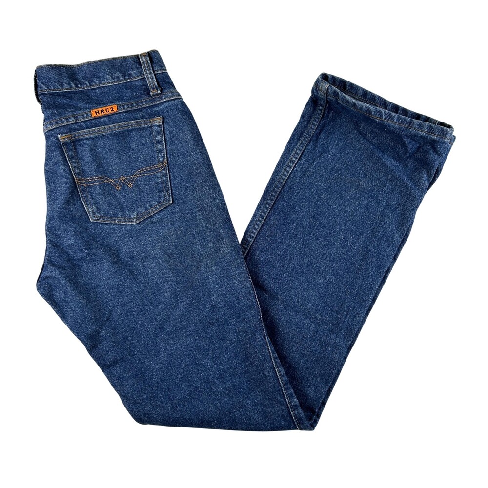 Wrangler FR Jeans Womens 5/6 X 34 Blue Flame Resistant Straight Leg 32x34